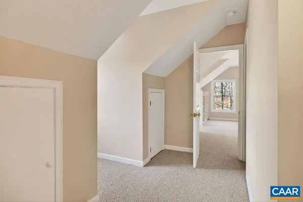 a view of a house with a mountain