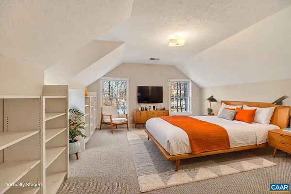 a picture of a book in a bed