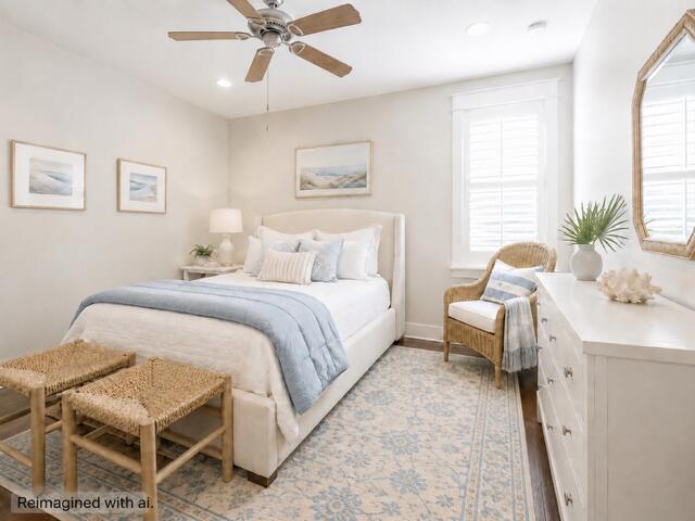198 Medley Street Inlet Beach, FL 32461 - Photo 34 of 54 Middle Bedroom