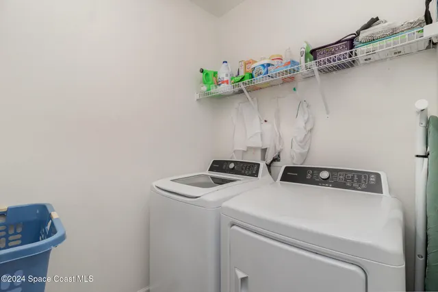 a view of a backyard with plants and a garden