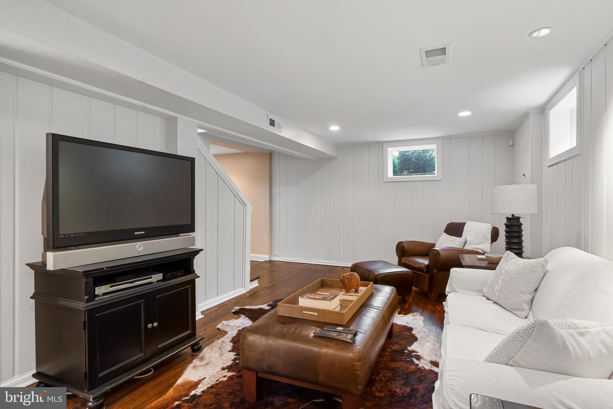 4764 Reservoir Road Northwest Washington, DC 20007 - Photo 23 of 32 Lower Level Family Room