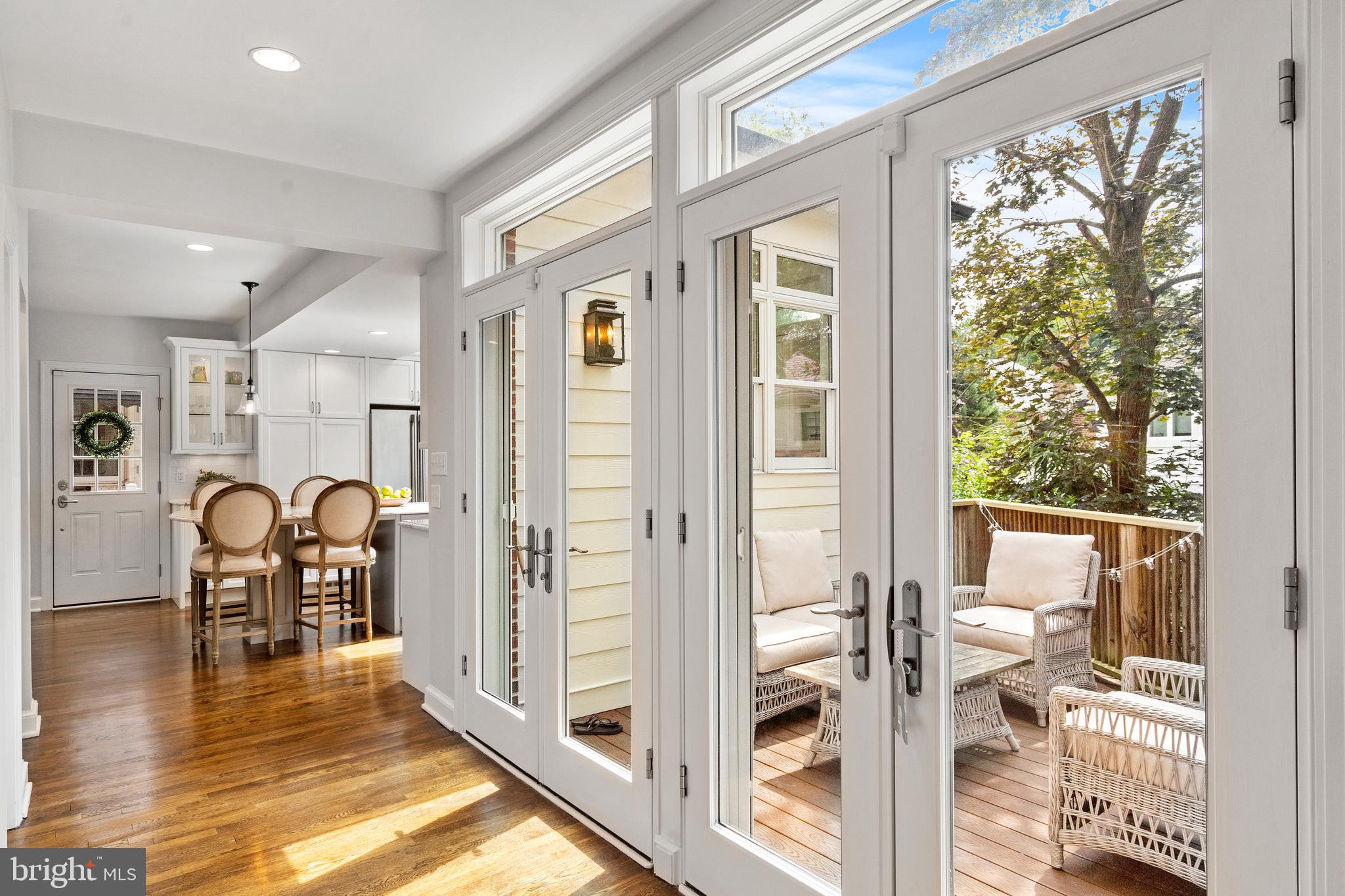 4764 Reservoir Road Northwest Washington, DC 20007 - Photo 9 of 32 French Doors To Deck