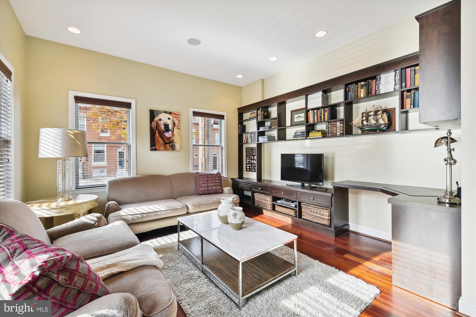 1401 Jackson Street Baltimore, MD 21230 - Photo 18 of 58 Study with gorgeous built ins