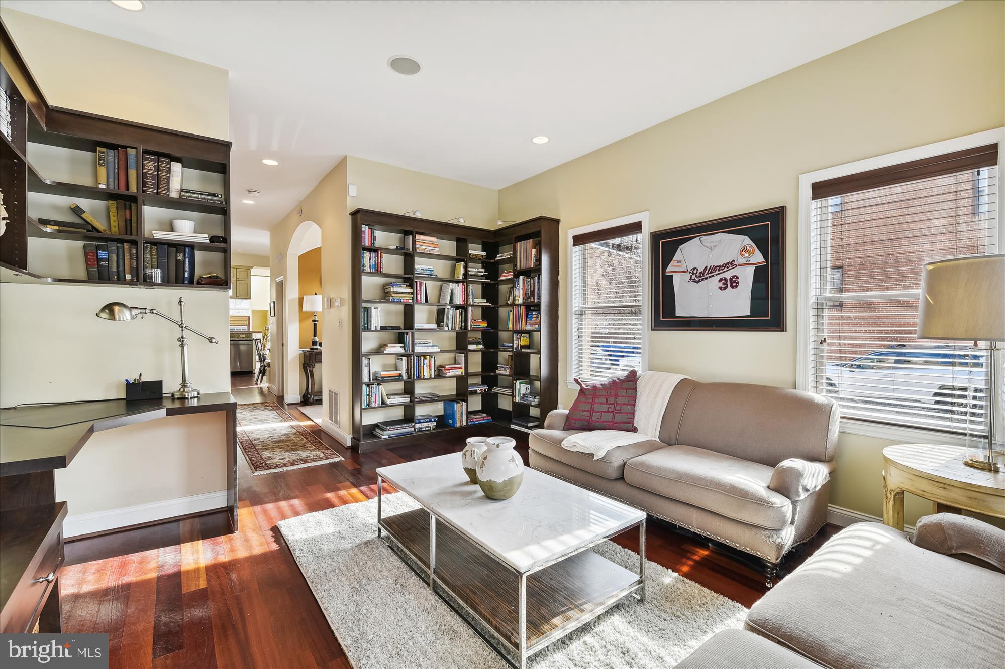 1401 Jackson Street Baltimore, MD 21230 - Photo 19 of 58 Study with gorgeous built ins