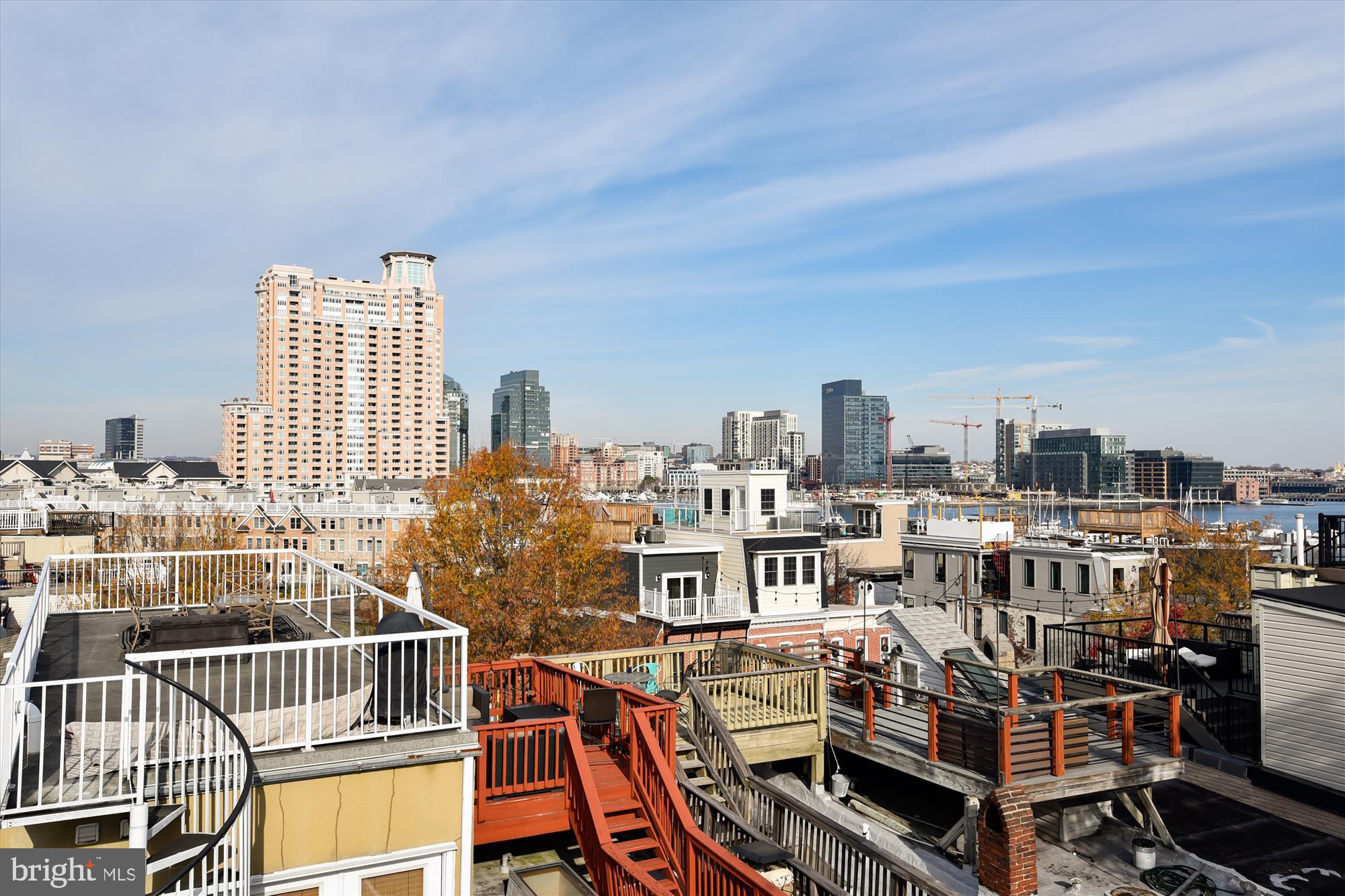 1401 Jackson Street Baltimore, MD 21230 - Photo 41 of 58 Rooftop deck with views of the Inner Harbor