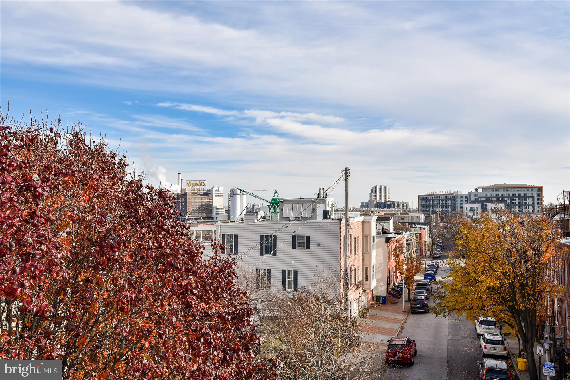 1401 Jackson Street Baltimore, MD 21230 - Photo 44 of 58 rooftop deck with view of Domino Sugar sign