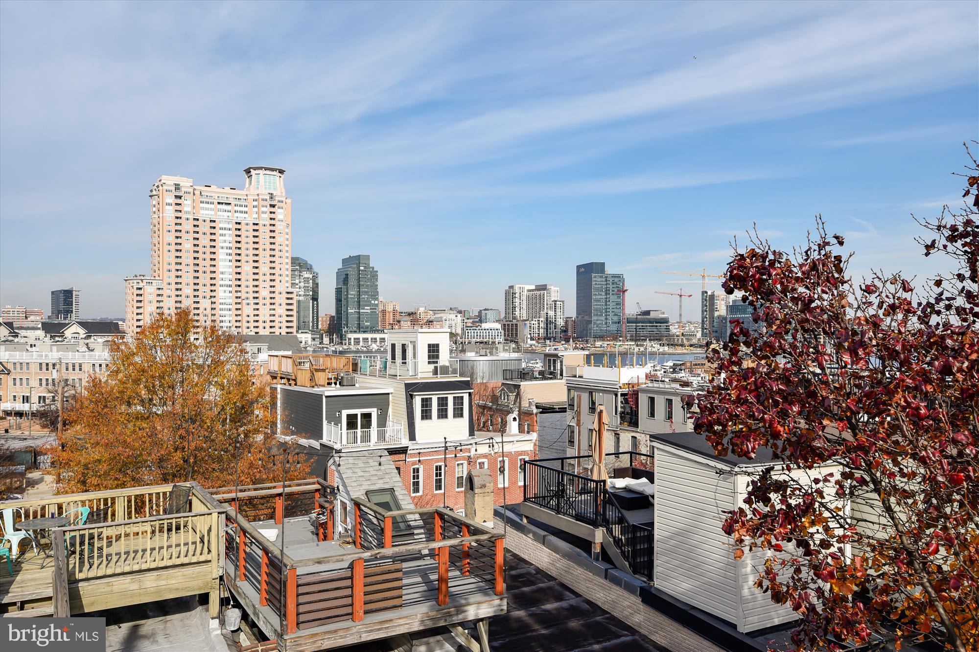 1401 Jackson Street Baltimore, MD 21230 - Photo 45 of 58 Rooftop deck with views of the Inner Harbor