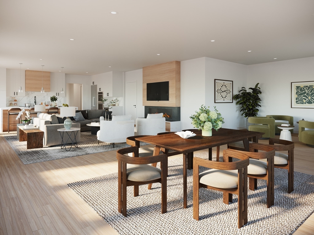 63 Green Street, Unit 2 Brookline, MA 02446 - Photo 6 of 12 a view of a dining room with furniture
