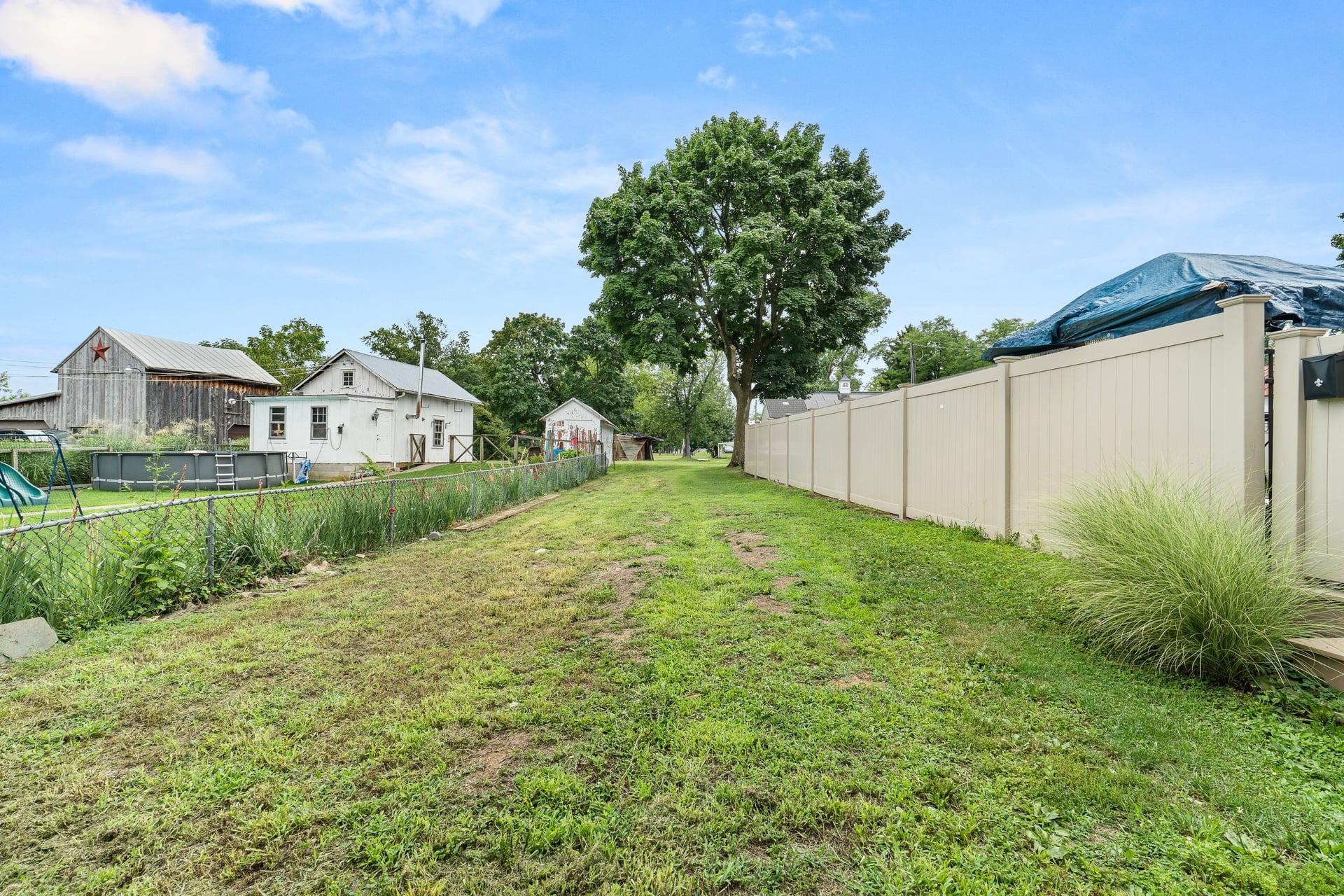 9963 Jonestown Road Grantville, PA 17028 - Photo 27 of 32 Spacious and level backyard with small town charm.