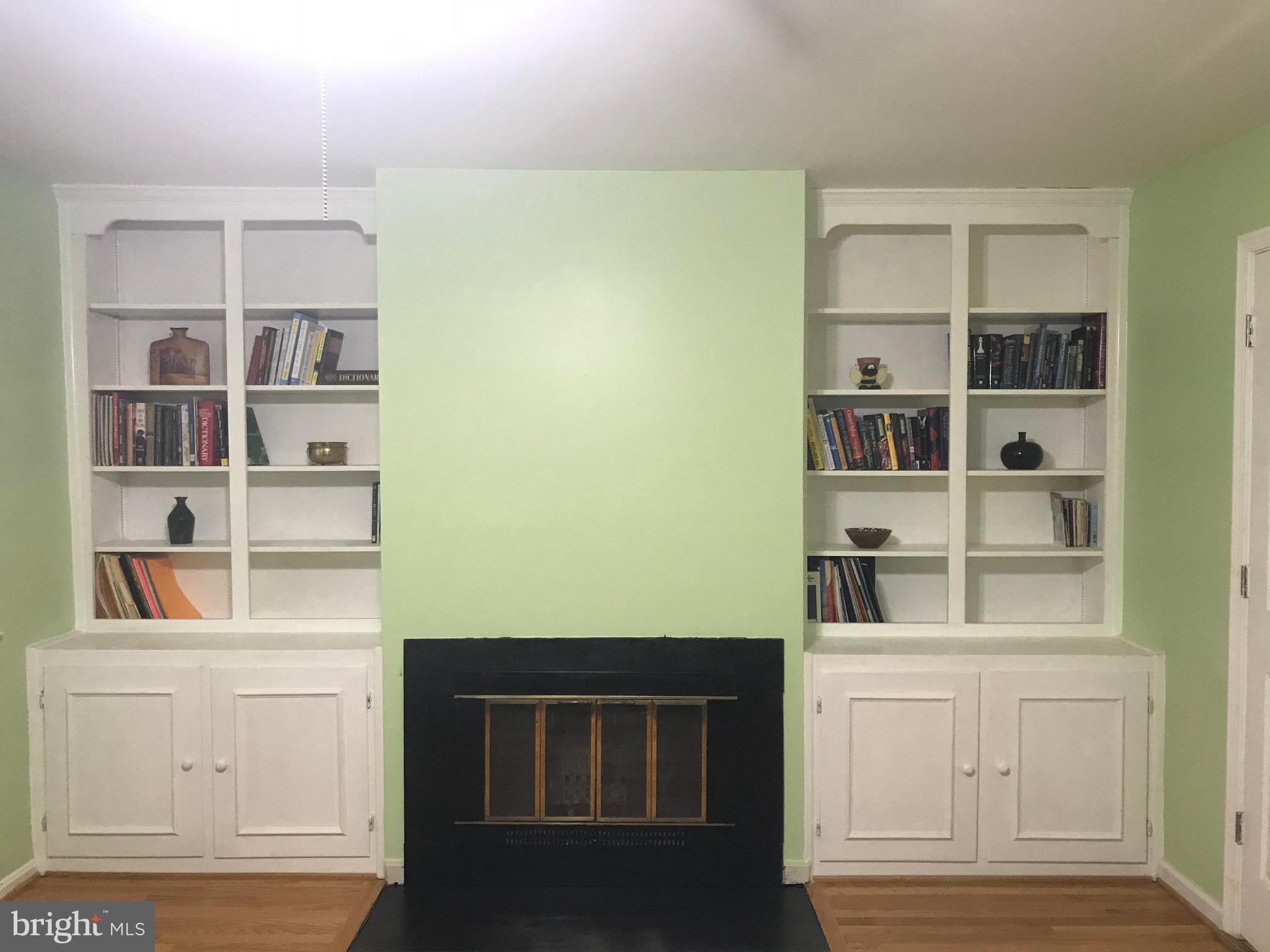 14660 Tynewick Terrace Silver Spring, MD 20906 - Photo 11 of 30 Built In Bookshelf with Fireplace! (view #2)