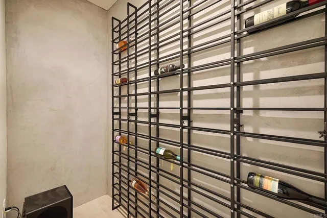 a kitchen with a sink and a refrigerator