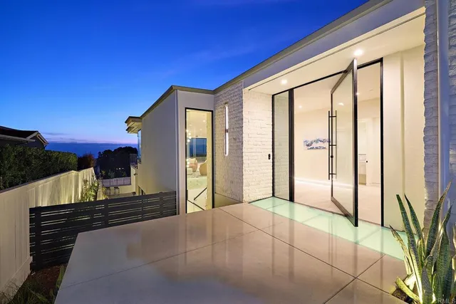 a view of a house with a outdoor space