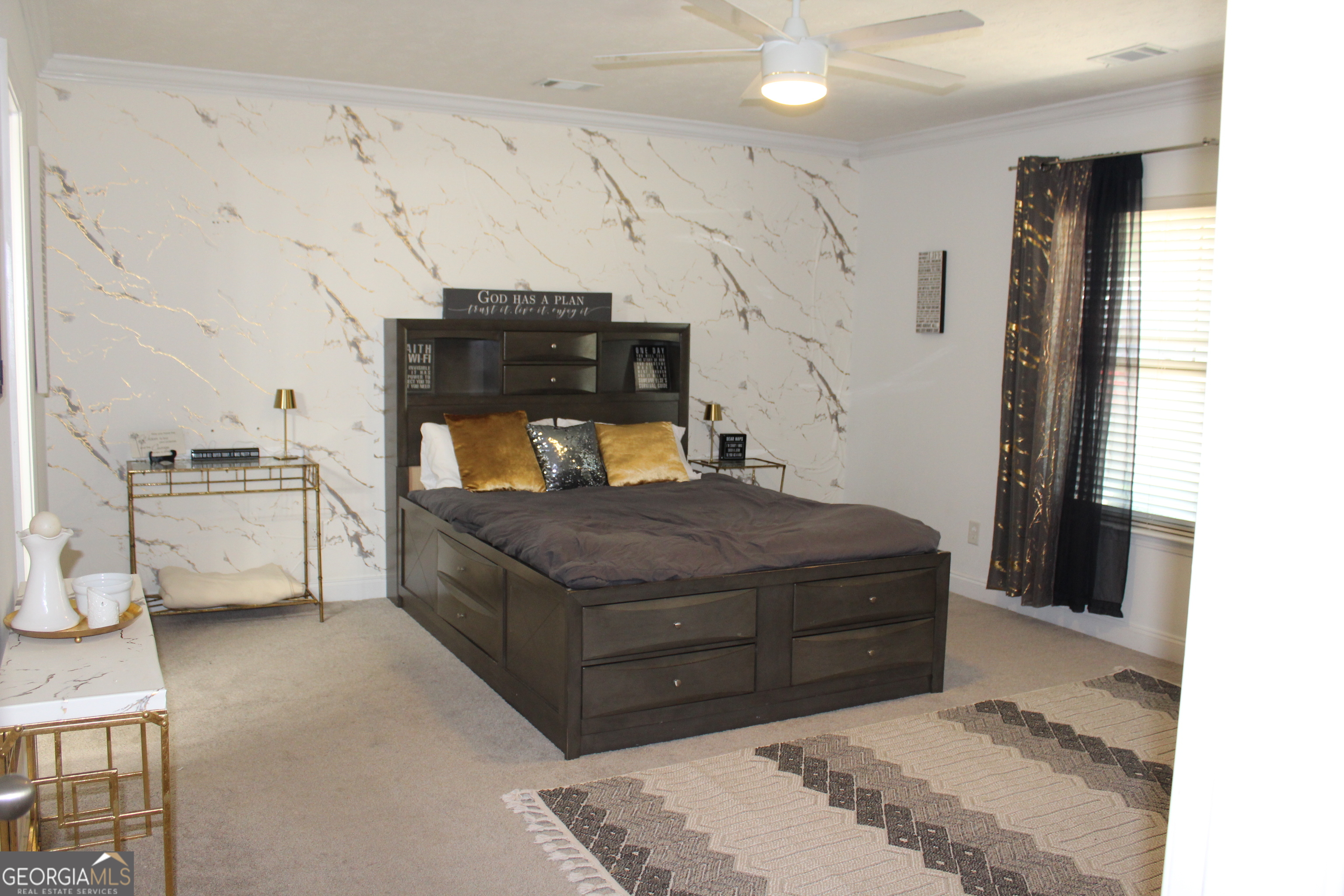 33 Lee Road Phenix City, AL 36870 - Photo 21 of 47 a bedroom with a bed and wooden floor
