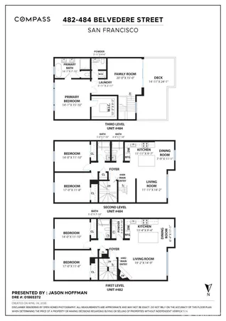 $2,495,000 | 484 Belvedere Street, San Francisco, CA 94117