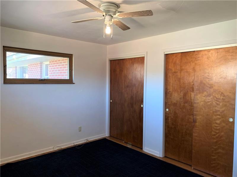 110 Thorne Road Washington, PA 15301 - Photo 18 of 25 Bedroom with 2 windows and 2 closets. Measures 11x12.