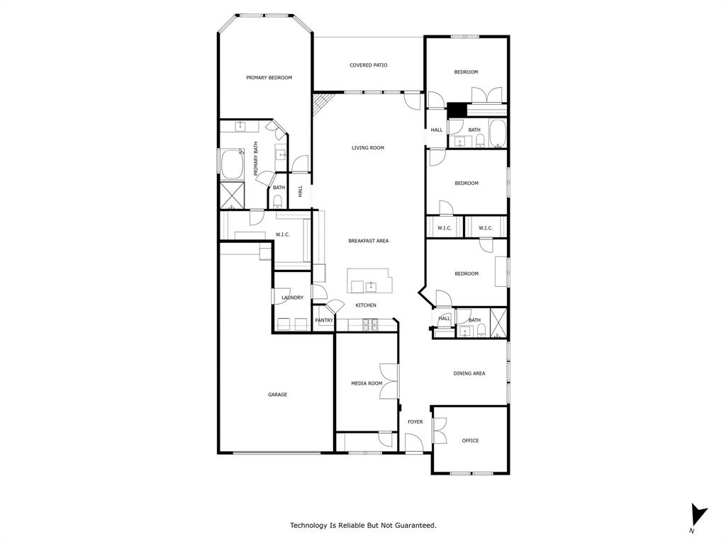5220 Ravine Ridge Court Flower Mound, TX 76262 - Photo 40 of 40 Floor plan is deemed highly reliable but not guaranteed.