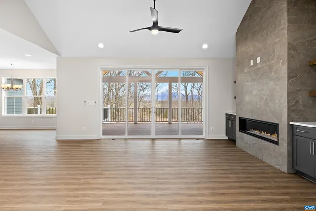 wooden floor in an empty room