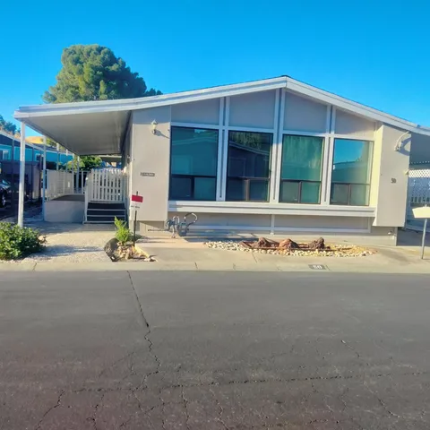 a view of a house with a outdoor space