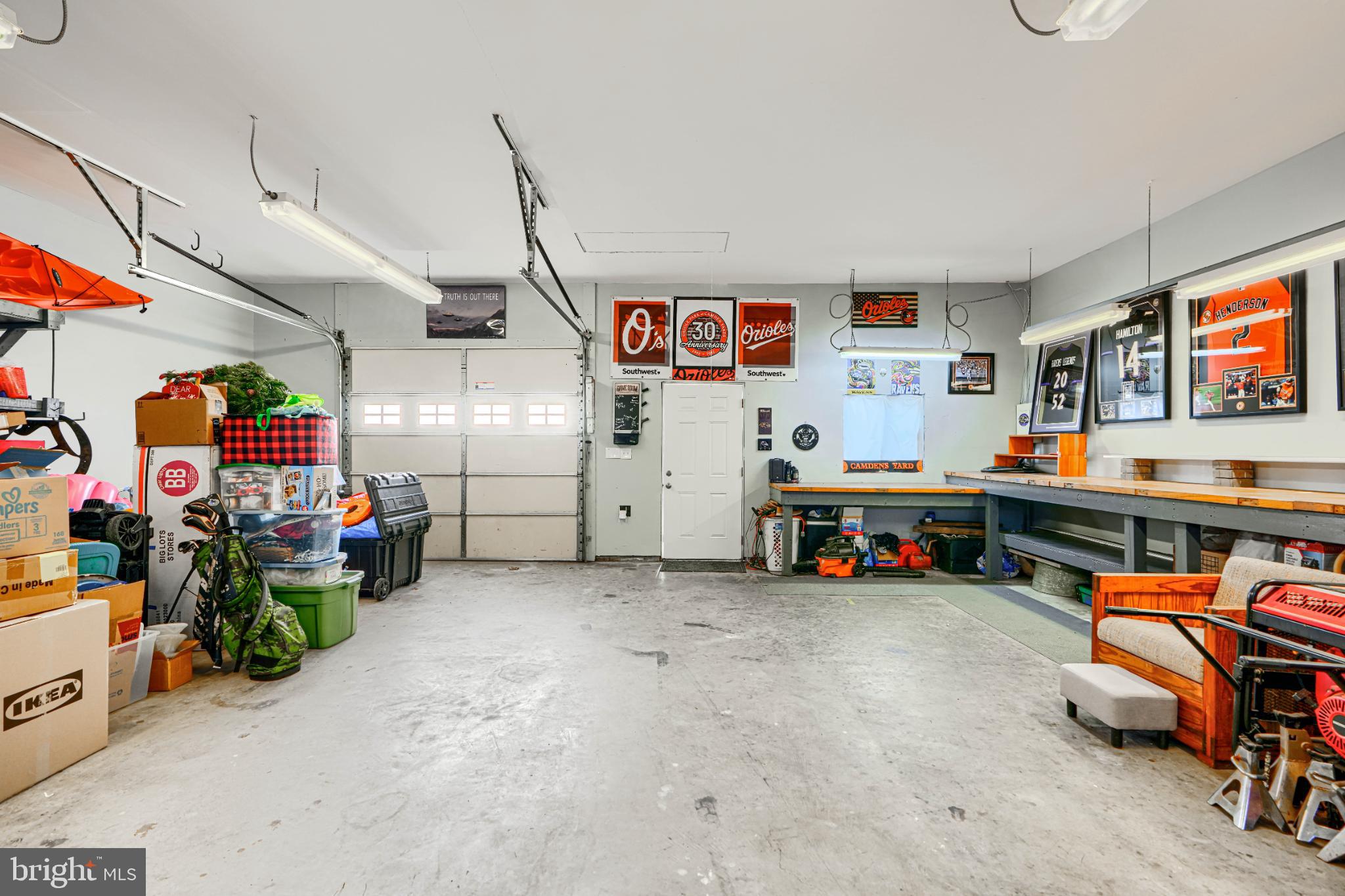 5706 Allender Road White Marsh, MD 21162 - Photo 53 of 61 Spacious garage with organized storage options.