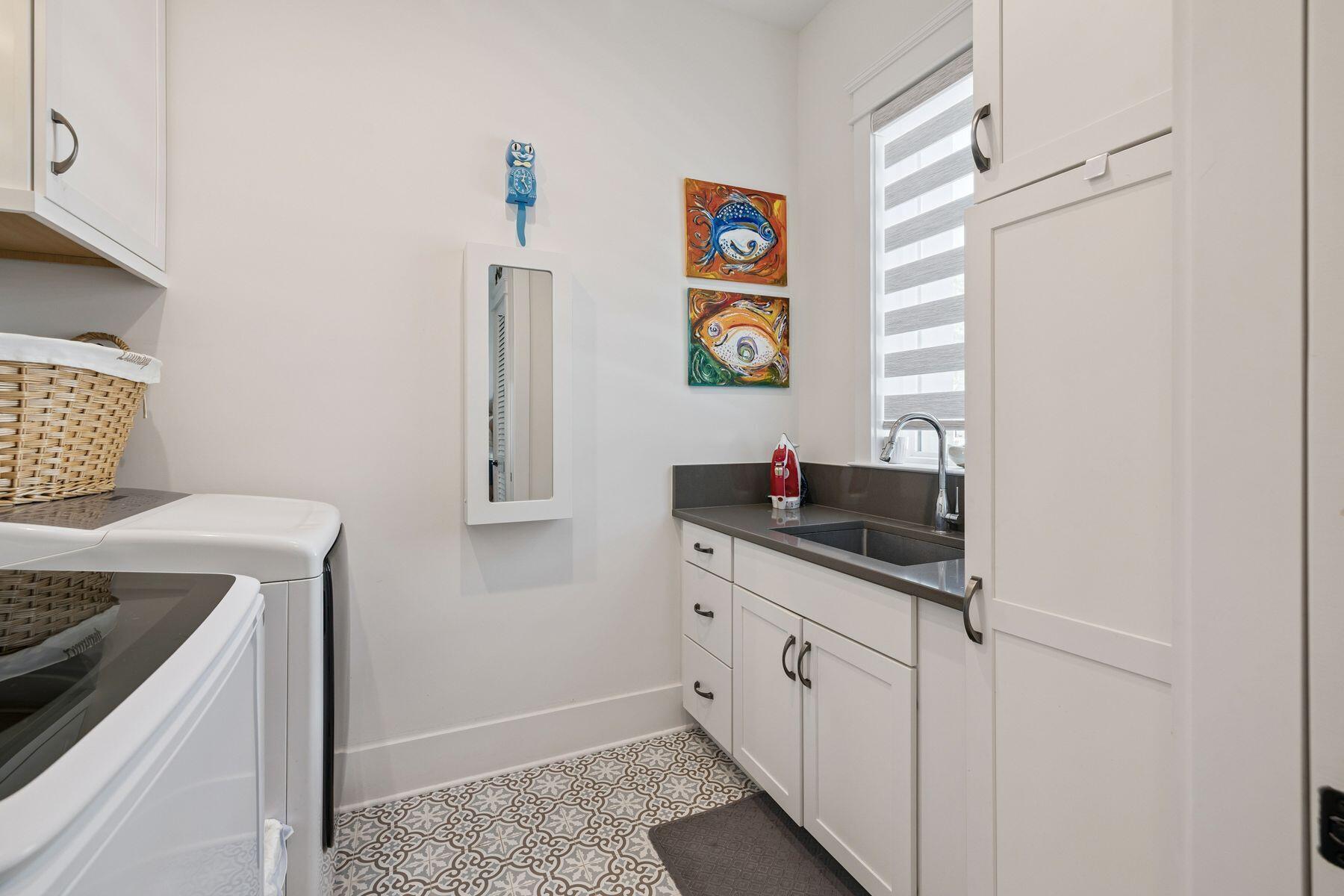 113 White Cliffs Drive Santa Rosa Beach, FL 32459 - Photo 13 of 38 a kitchen with stainless steel appliances granite countertop a sink stove and refrigerator