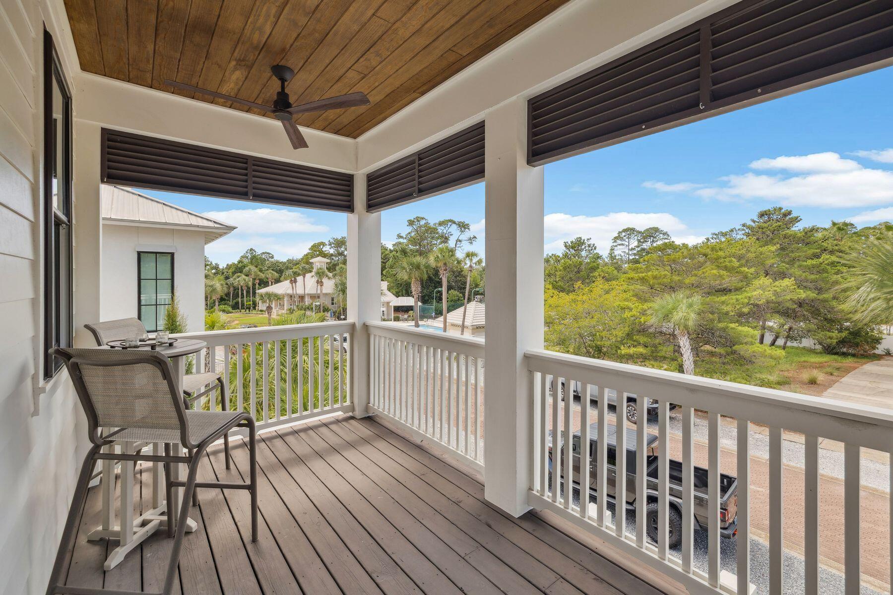 113 White Cliffs Drive Santa Rosa Beach, FL 32459 - Photo 21 of 38 a view of a chair and table in the balcony