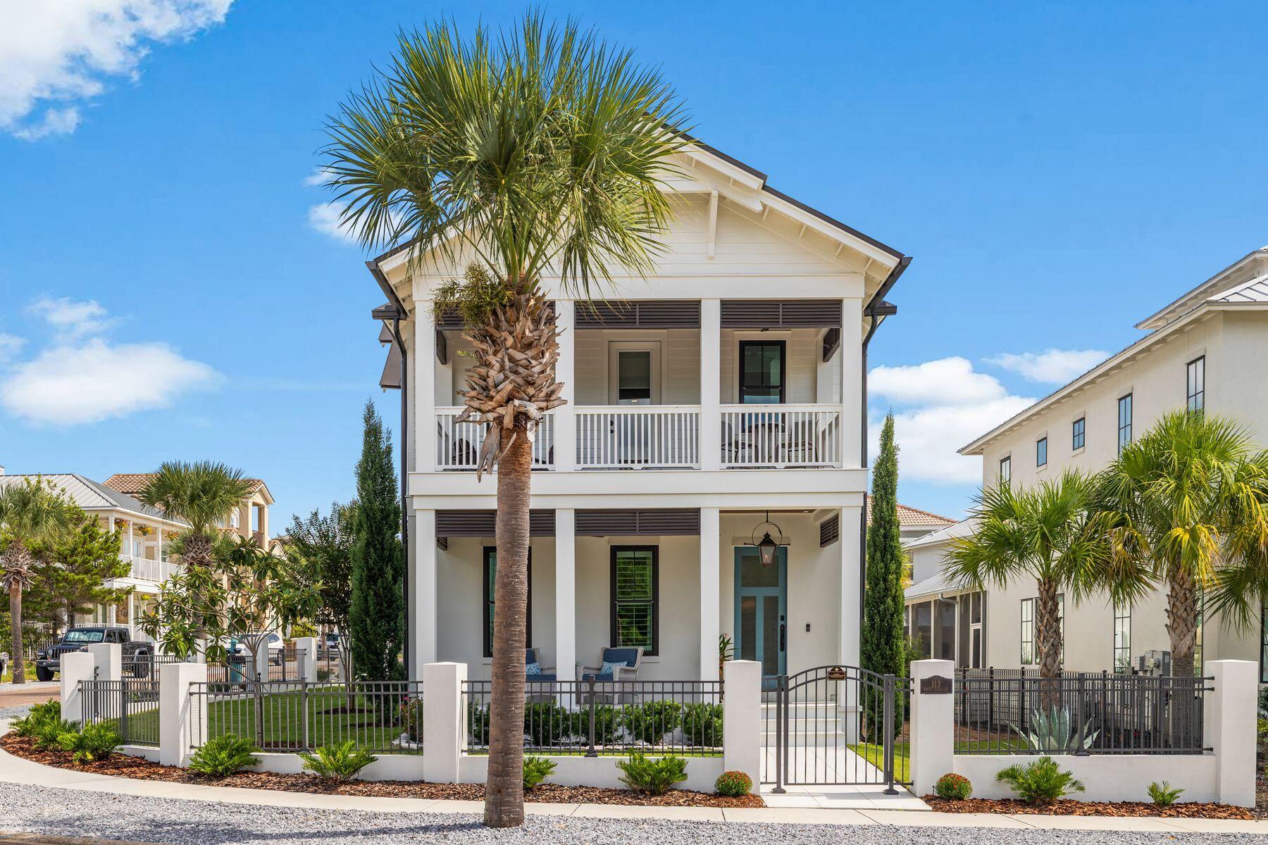 113 White Cliffs Drive Santa Rosa Beach, FL 32459 - Photo 3 of 38 a front view of a house with a yard
