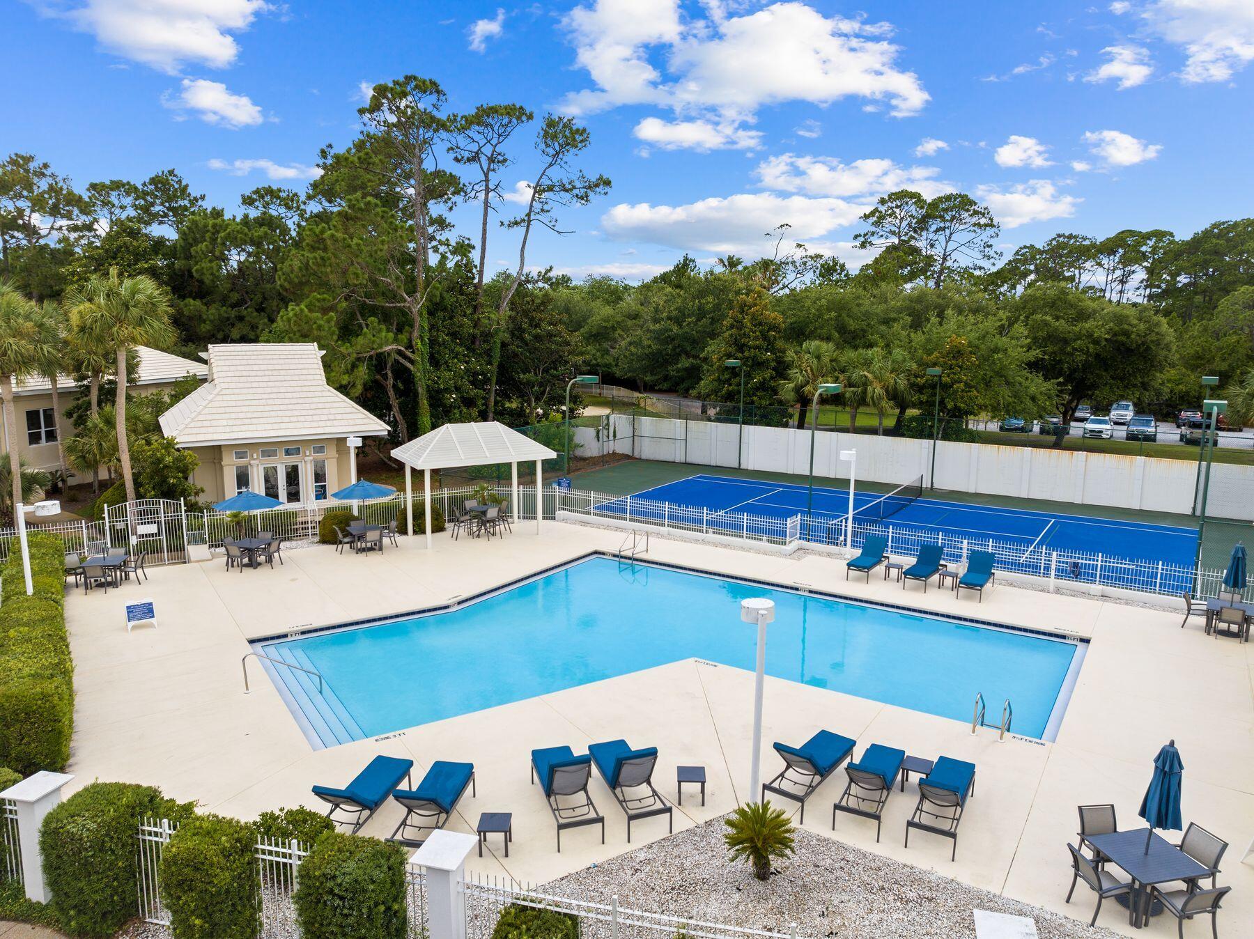 113 White Cliffs Drive Santa Rosa Beach, FL 32459 - Photo 37 of 38 a view of a house with pool and chairs