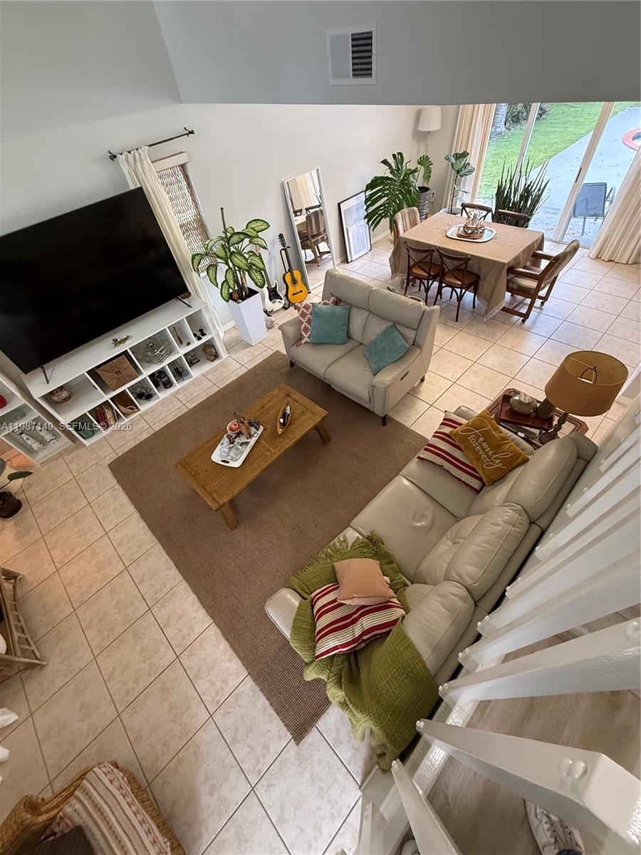 18164 Southwest 149th Place Miami, FL 33187 - Photo 28 of 30 a living room with furniture and a flat screen tv