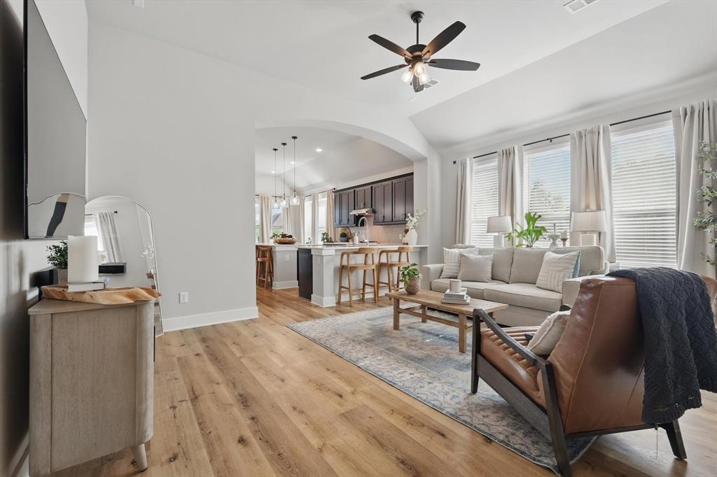 600 Lamp Post Lane Argyle, TX 76226 - Photo 1 of 1 a living room with furniture and a wooden floor