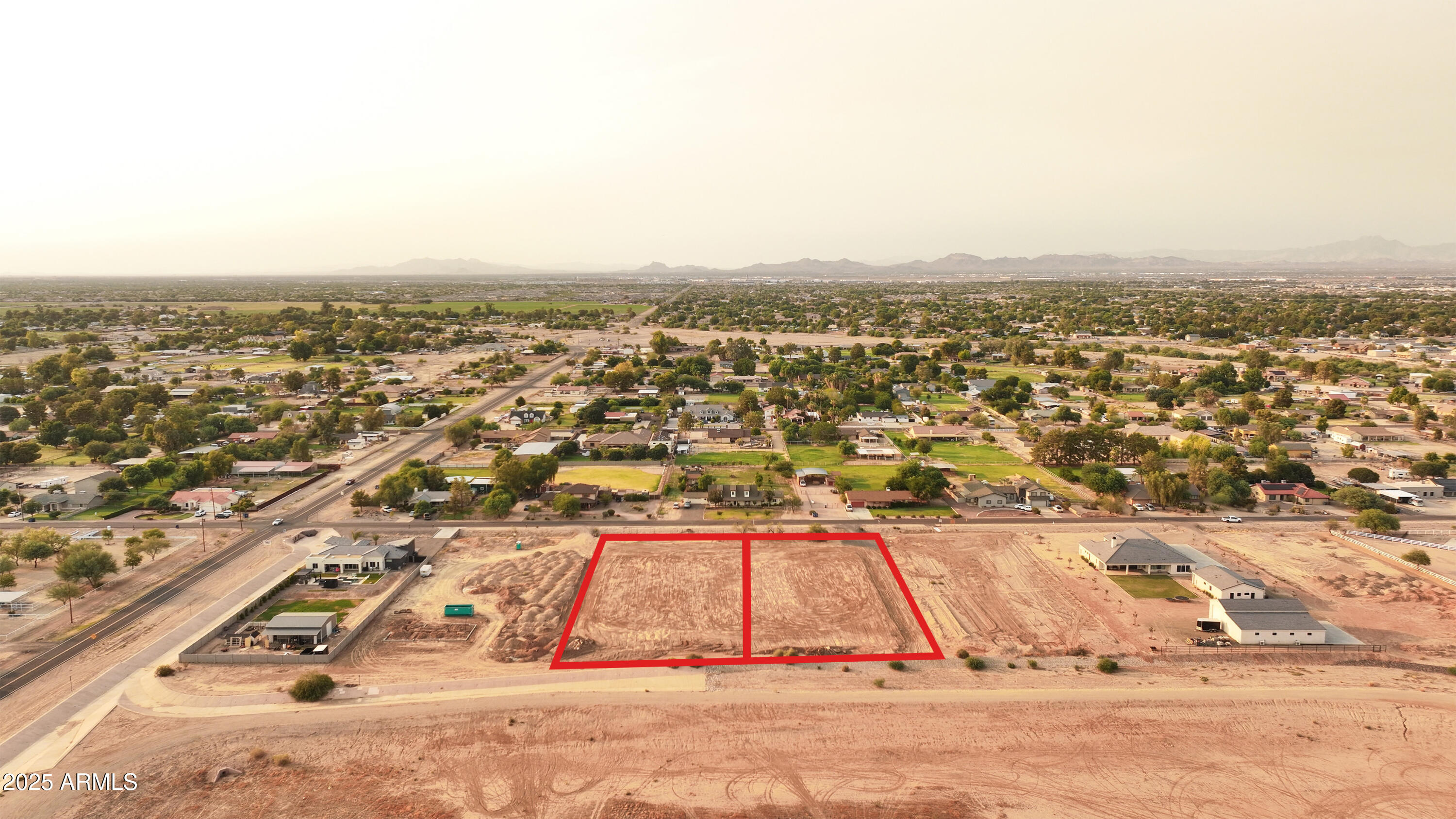 19215 East Cloud Road, Unit 2A Queen Creek, AZ 85142 - Photo 18 of 30 an aerial view of residential houses with city view