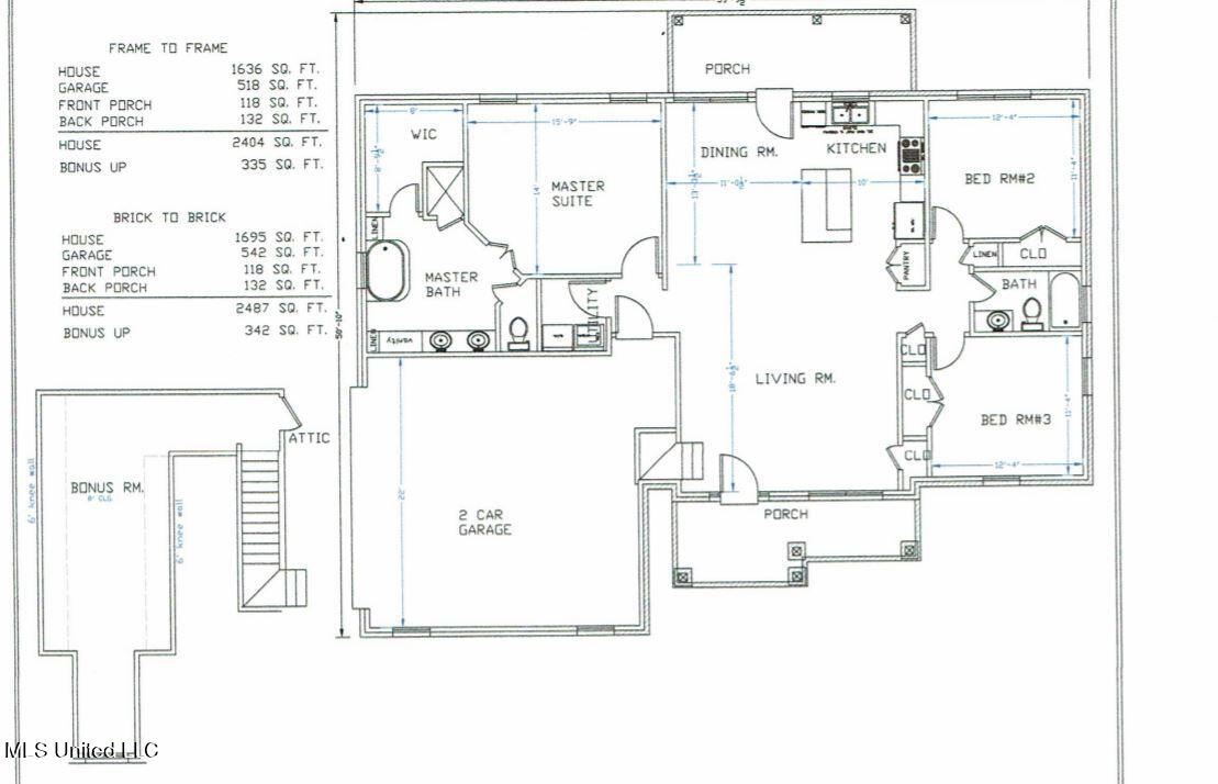 71 Chulahoma Road Holly Springs, MS 38635 - Photo 1 of 1 Floor Plan