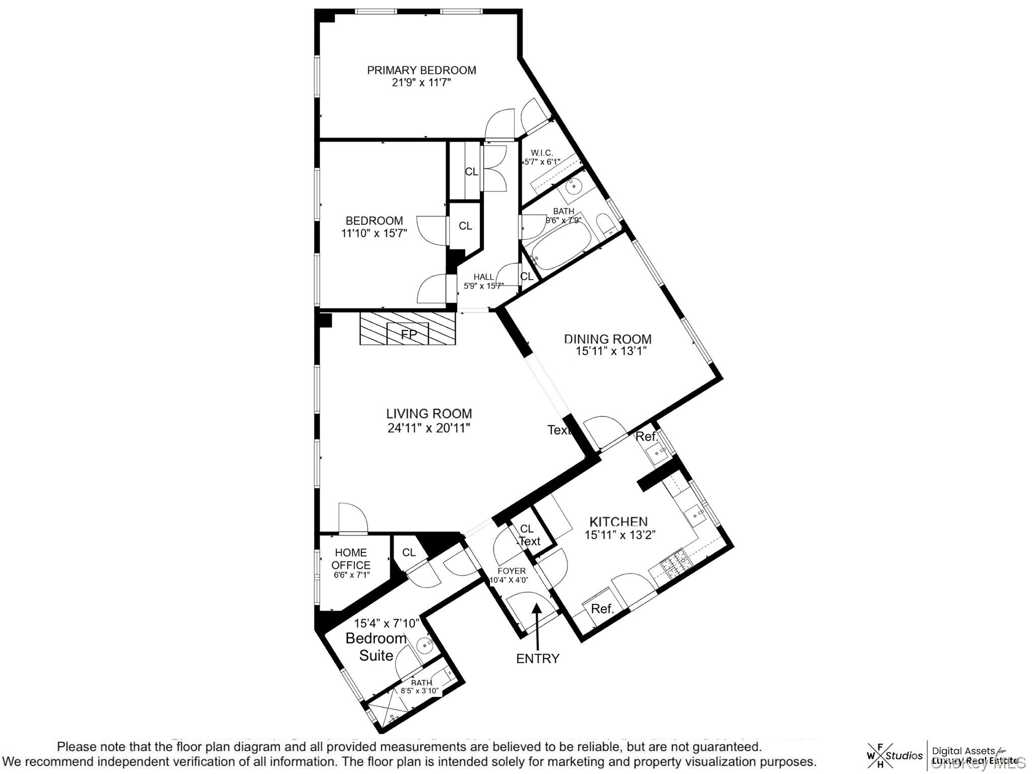 1 Rivermere, Unit 1G Bronxville, NY 10708 - Photo 24 of 24 View of room layout
