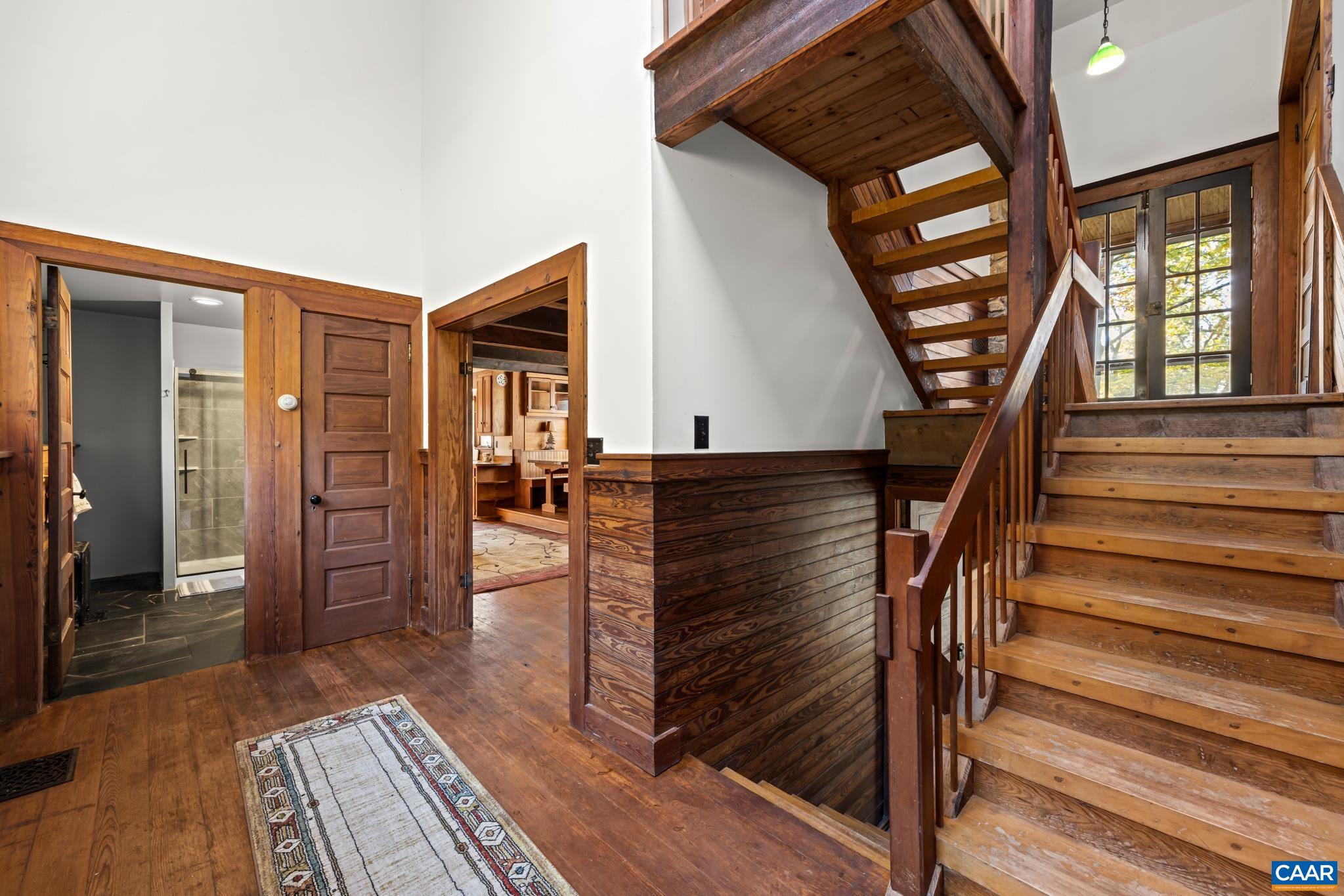 9712 Old Green Mountain Road Esmont, VA 22937 - Photo 16 of 42 a view of entryway and hall with wooden floor