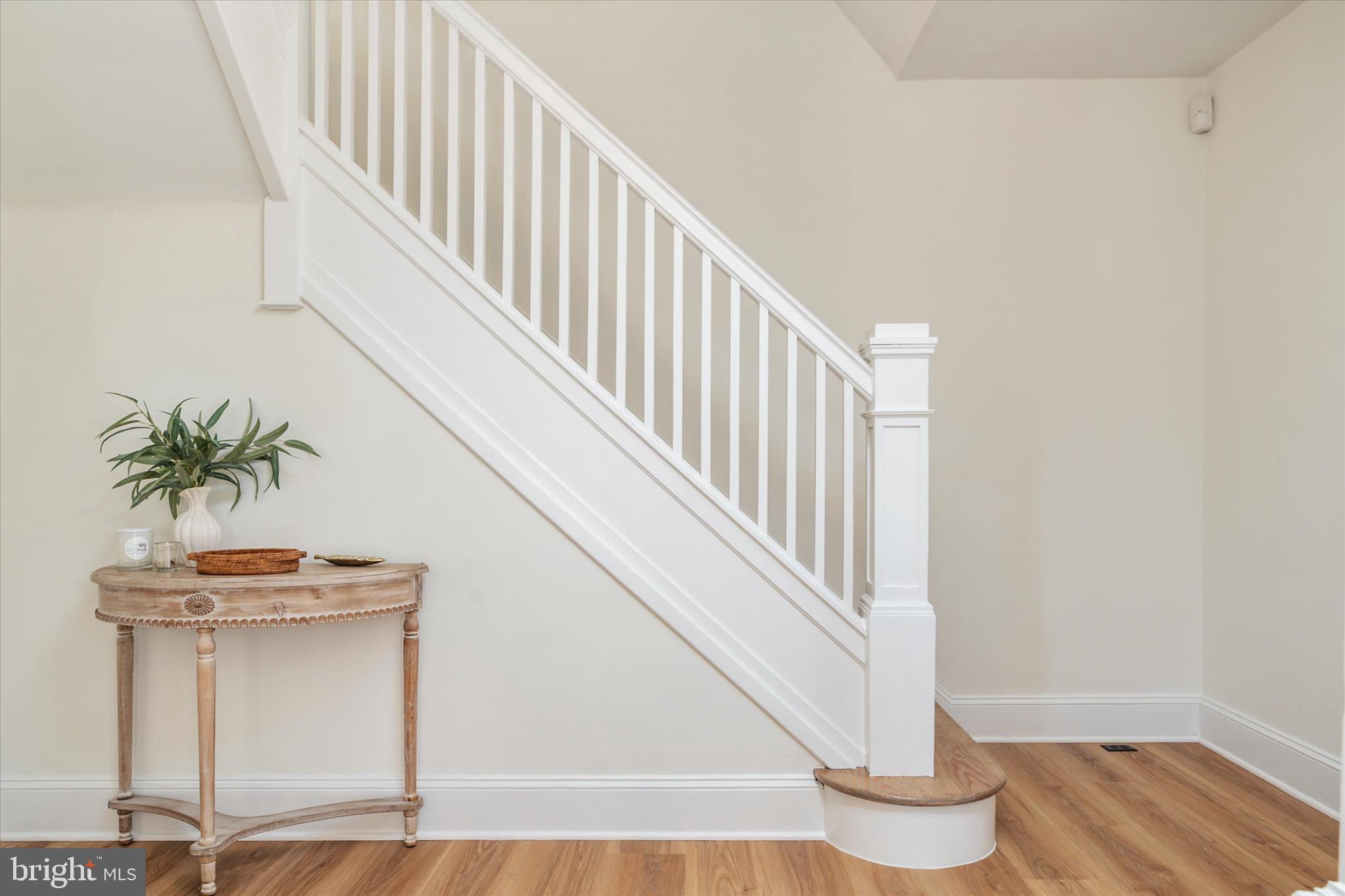 3827 Echodale Avenue Baltimore, MD 21206 - Photo 17 of 36 a view of entryway with wooden floor