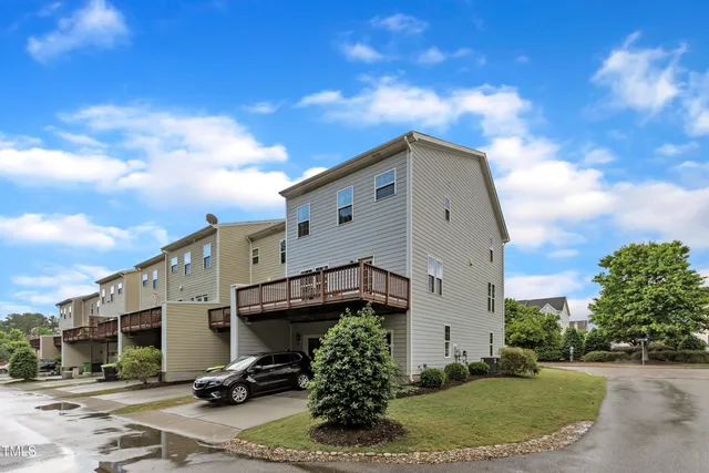 a car parked in front of house