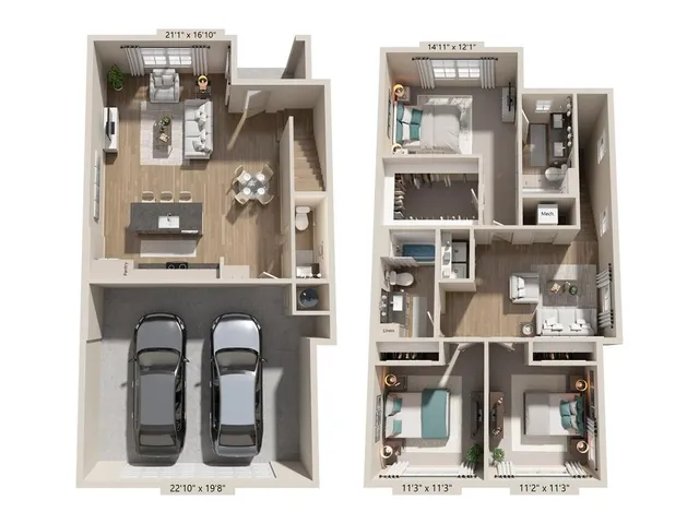 a black and white photo of a living room