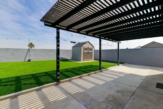 a park view with a garden space