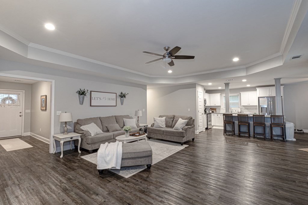 16 Maxwell Drive Fort Mitchell, AL 36856 - Photo 5 of 29 View to foyer & kitchen from great room