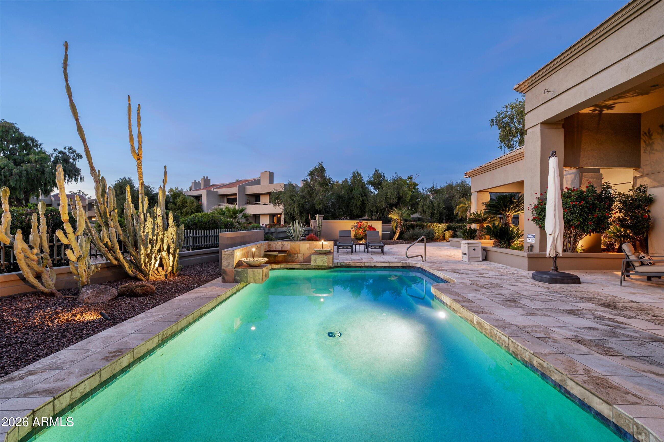 7878 East Gainey Ranch Road, Unit 65 Scottsdale, AZ 85258 - Photo 52 of 73 Private pool in backyard