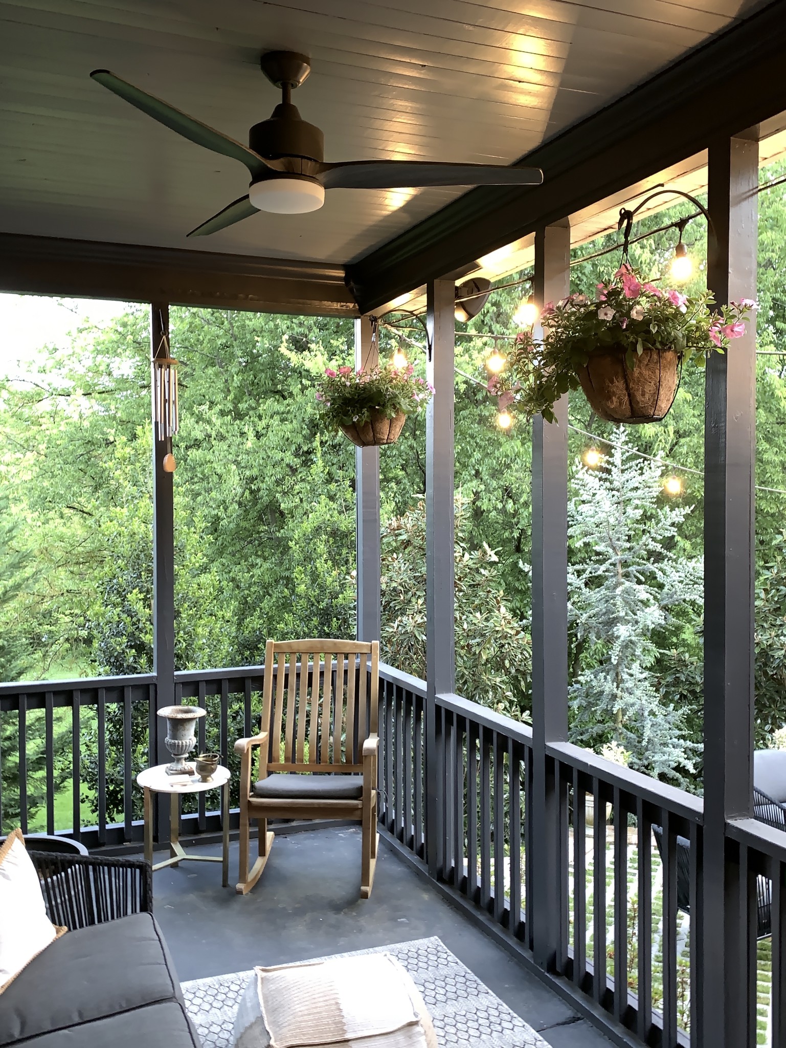 329 Wandering Circle Franklin, TN 37067 - Photo 20 of 23 a view of a porch with furniture and wooden floor