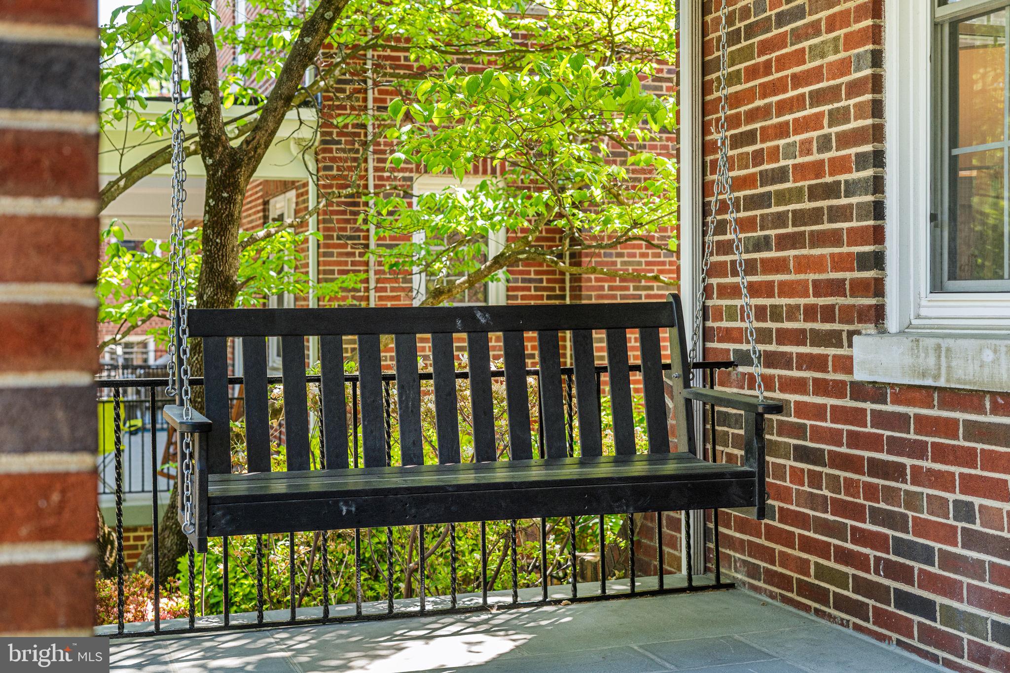 3624 Warren Street Northwest Washington, DC 20008 - Photo 4 of 77 Perfect porch swing
