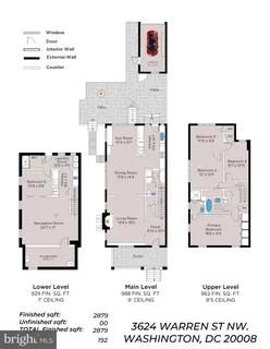 $1,749,000 | 3624 Warren Street Northwest, Washington, DC 20008