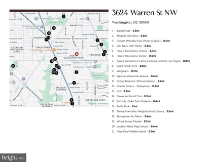 $1,749,000 | 3624 Warren Street Northwest, Washington, DC 20008