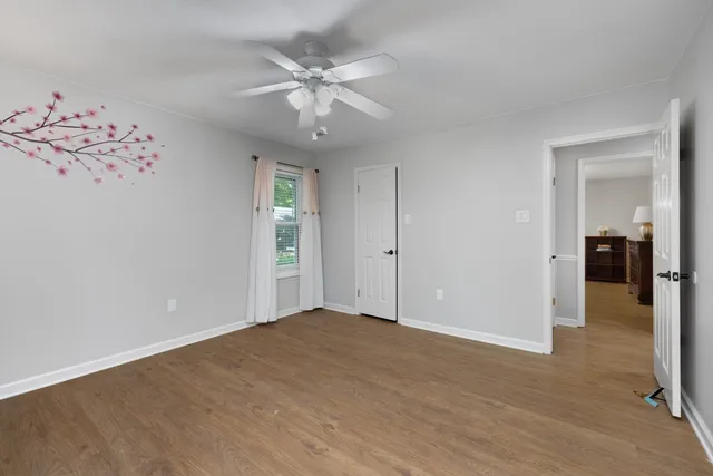 wooden floor in an empty room