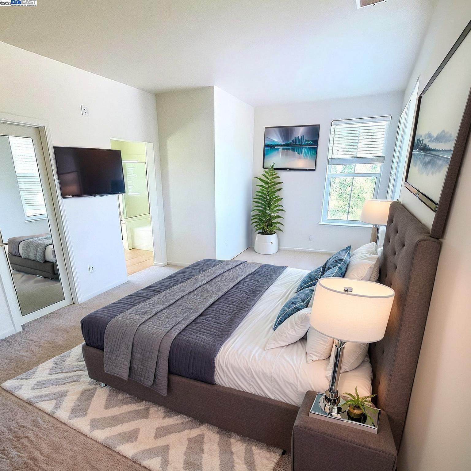 4189 Tessa Place Pleasanton, CA 94566 - Photo 21 of 41 a bedroom with a bed and a couch