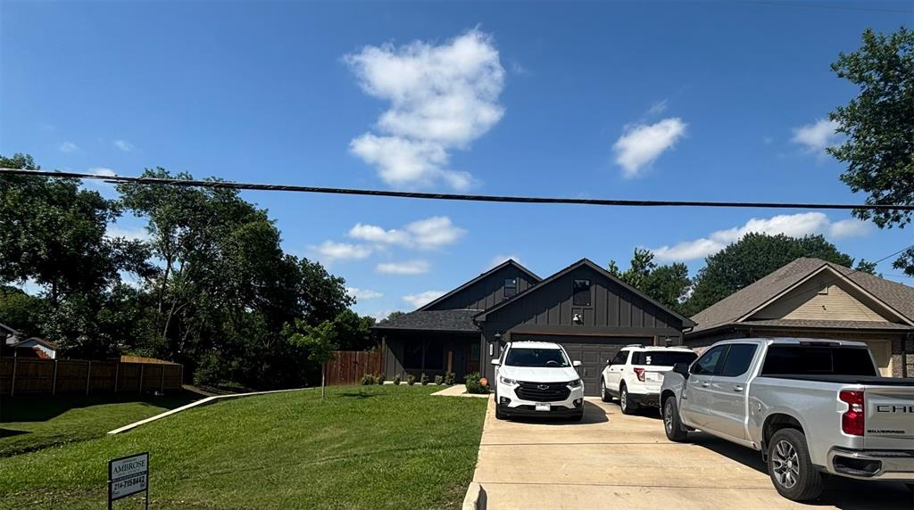 a car parked in front of house
