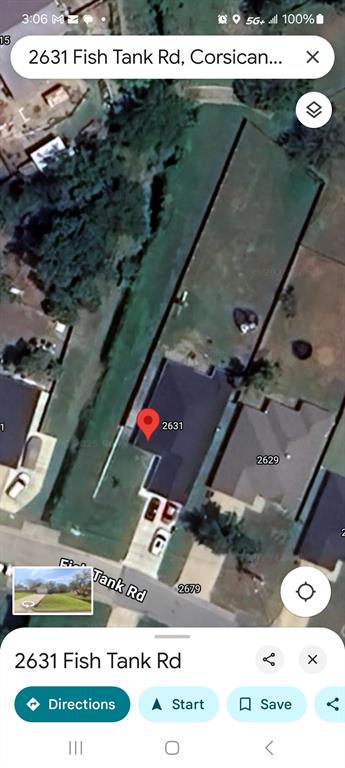 2631 Fish Tank Road Corsicana, TX 75110 - Photo 5 of 31 an aerial view of a yard