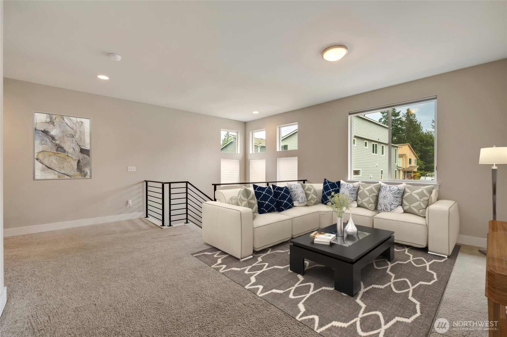 20025 6th Drive Southeast Bothell, WA 98012 - Photo 22 of 40 a living room with furniture and a large window