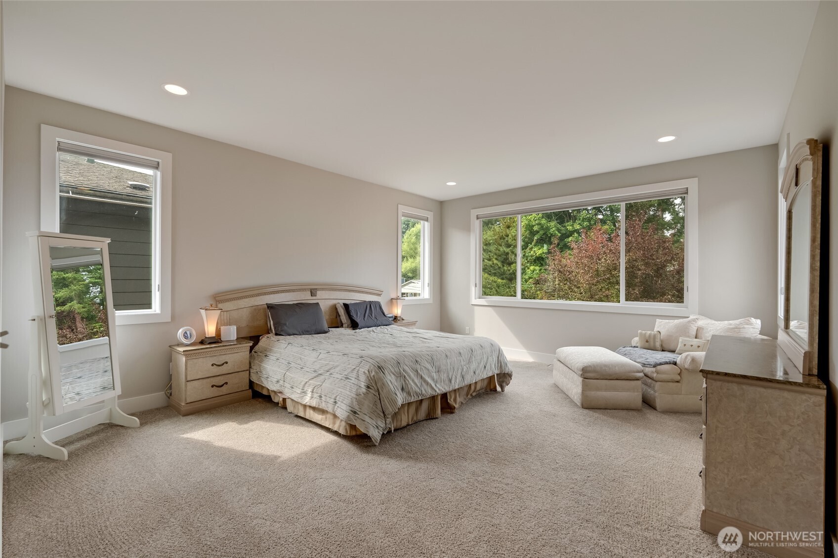 20025 6th Drive Southeast Bothell, WA 98012 - Photo 24 of 40 a living room with a bed furniture and a large window