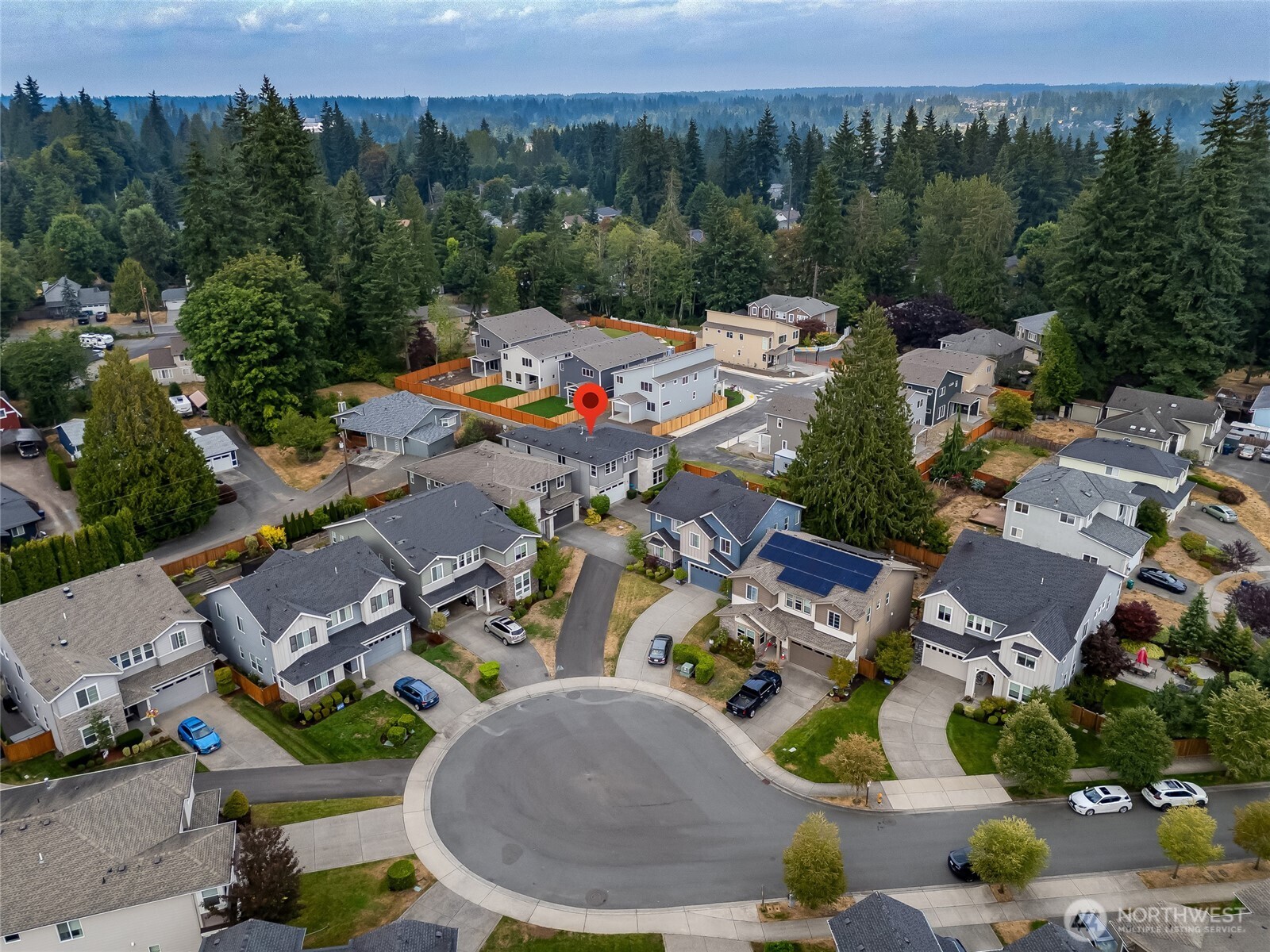 20025 6th Drive Southeast Bothell, WA 98012 - Photo 36 of 40 an aerial view of a swimming pool and mountain view